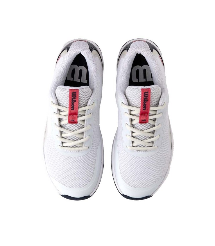 Pantofole in legno Wilson Intrigue Bianco / blu navy 4