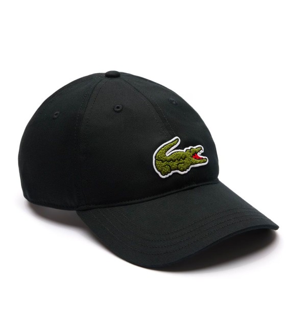 CAP Lacoste of black cotton twill 1