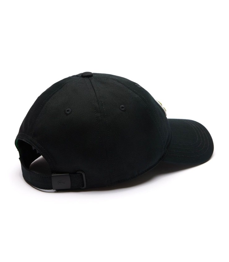 Cap Lacoste di twill di cotone nero 2