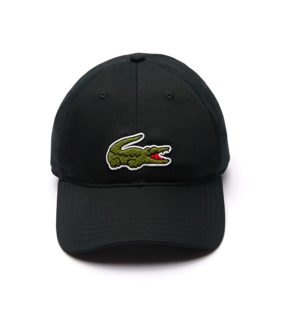 CAP Lacoste of black cotton twill 3