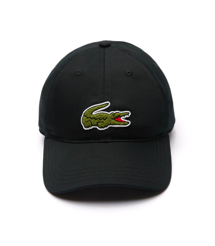 Cap Lacoste de coton noir Twill 3