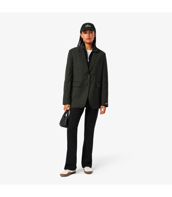 CAP Lacoste of black cotton twill 5