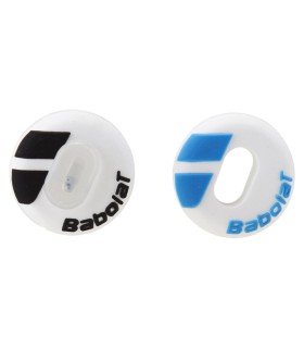 Antivibratoren Babolat Custom Feuchte weiße / schwarz / blau x 2 1