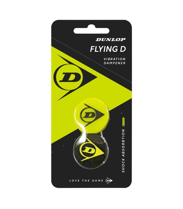 Antivibradores Dunlop Flying D Amarelo / Preto 1