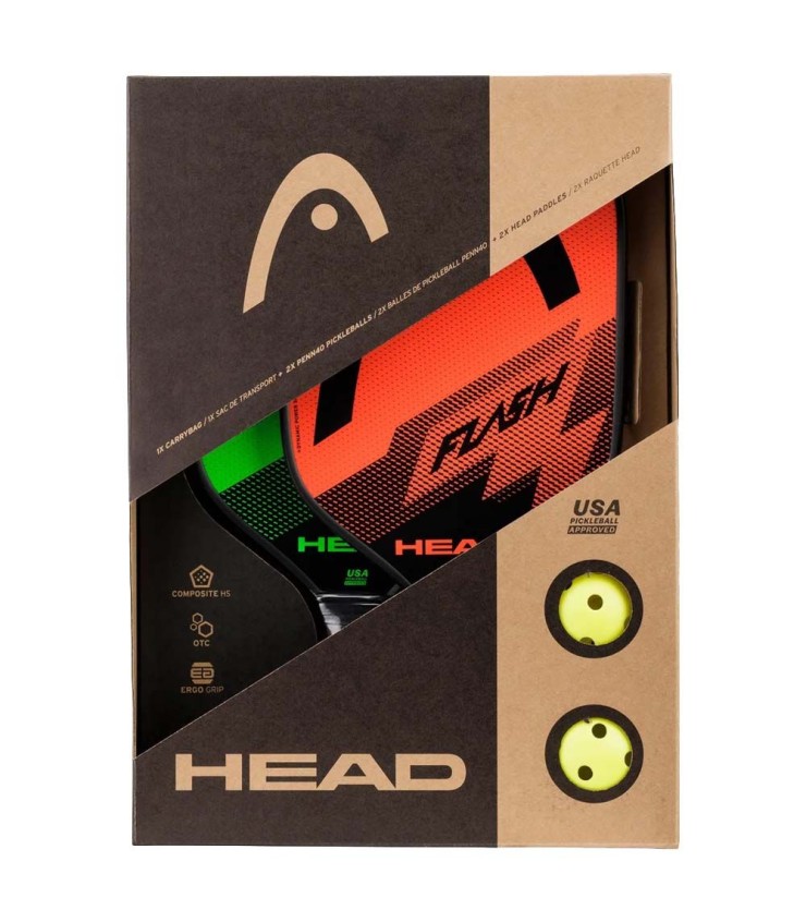 Pack Pickleball Head Flash (2 Raquetten + 2 Ballen + 1 SAC) 1