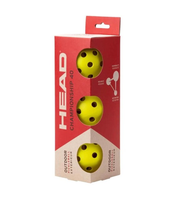 Campionato di testa Pickleball Palloni 40 x3 1