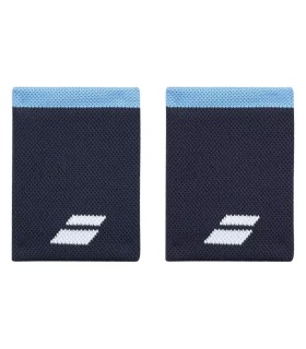 Babolat Jumbo Logo Blue Wristbands x 2