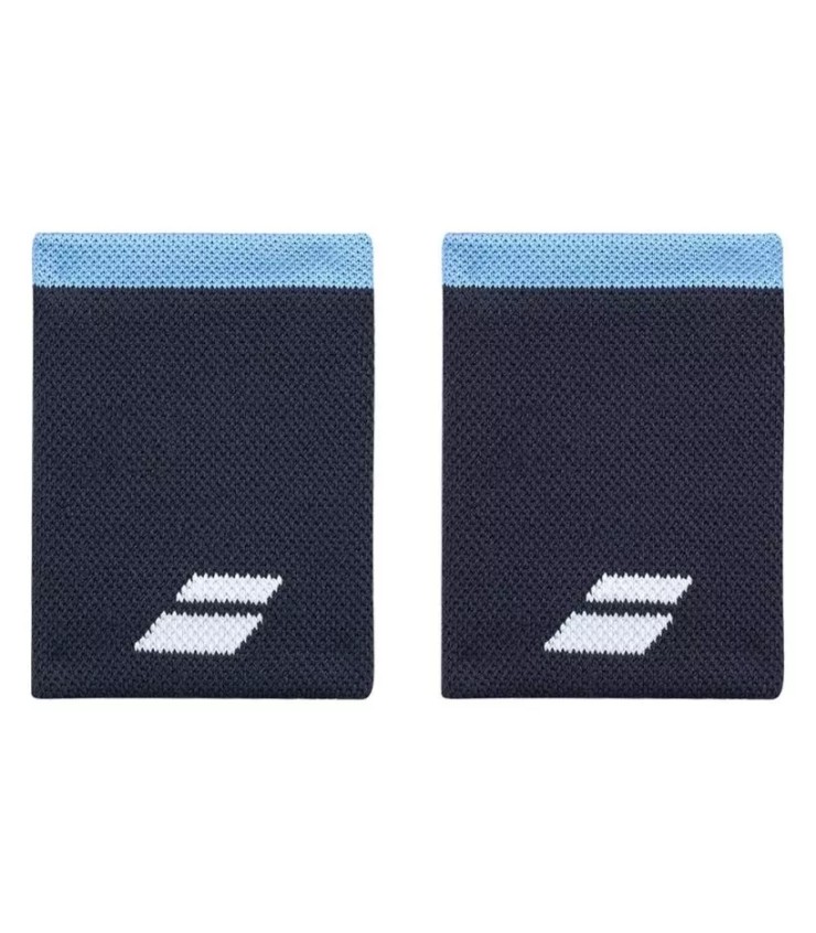 Munhequeiras Babolat Jumbo Logo Azuis x 2