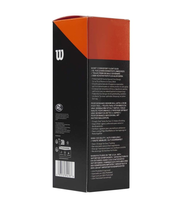 Pickleball Wilson Balls Tru 32 Intérieur X3 2