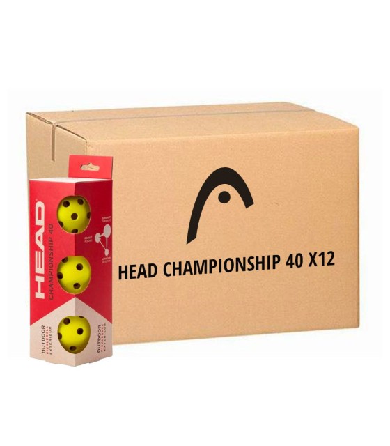 12 Bateaux 3 balles Championnat de pickleball Head 40 1