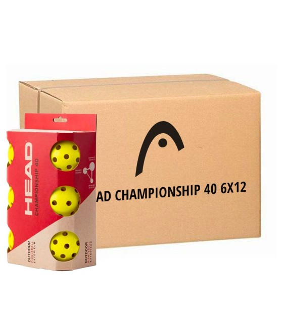 12 botes de 6 pelotas Pickleball Head Championship 40 1