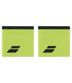 Babolat White Wristbands Red x 2