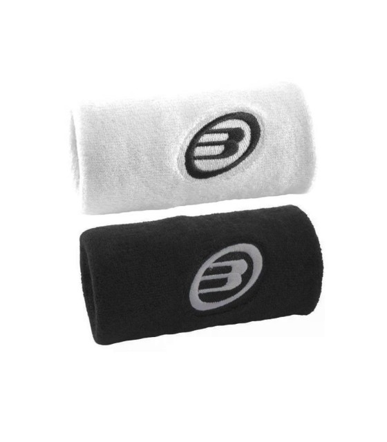 Muñequeras Bullpadel Blancas / Negras x 2 1