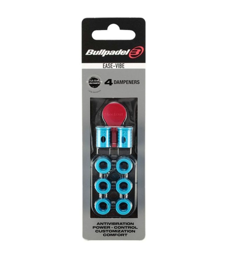 Antivibradores Bullpadel Ease Vibe X4 Blue 1