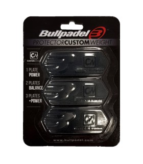 Protector de Peso Personalizado Bullpadel Negro Pala 1