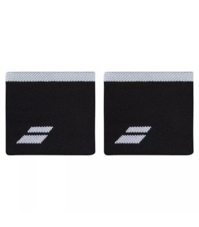 Babolat Wristbands Black White x 2