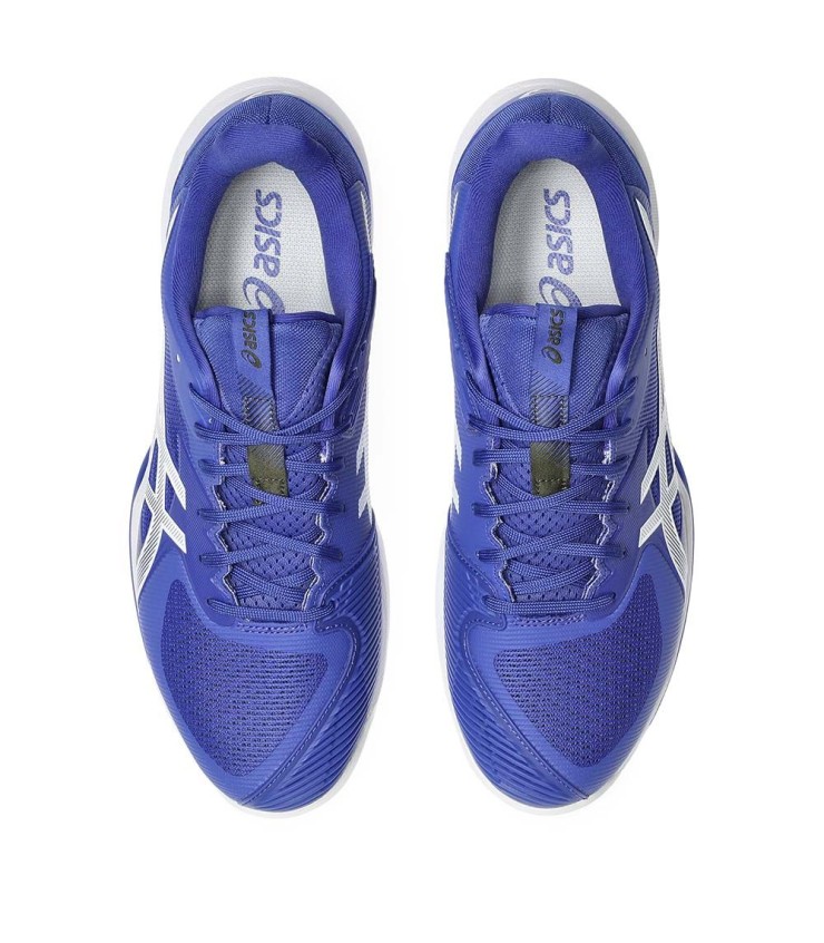 Asics Gel Solution Velocità FF 3 Clay Blue / Bianco Pantofole 4