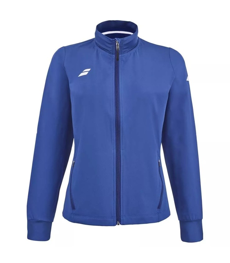 Babolat Play women's zip-up jacket in navy blue | Ipontennis