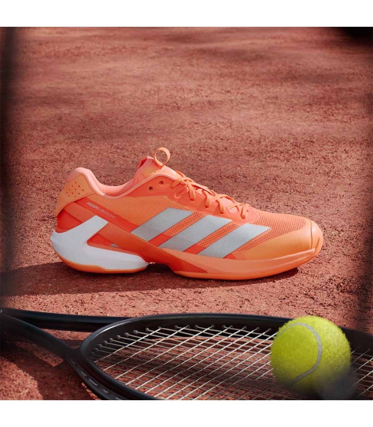 Adidas Adiquero Ubersonic 5 orange shoes 2