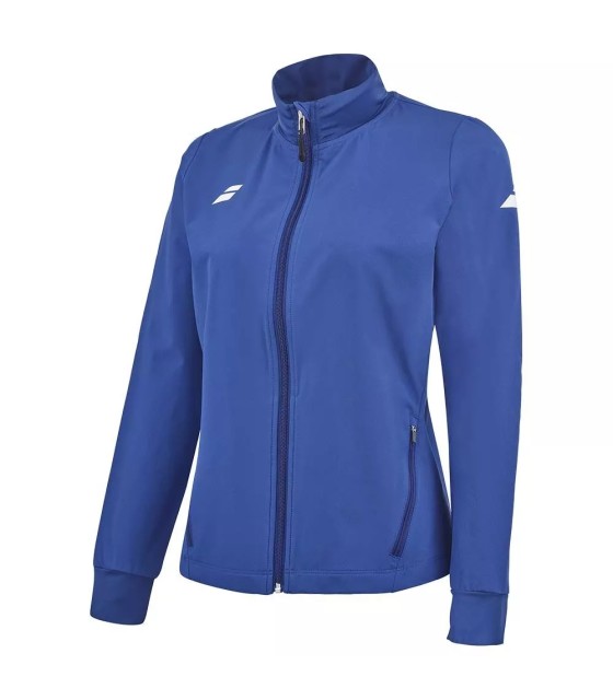 Babolat Play women's zip-up jacket in navy blue | Ipontennis