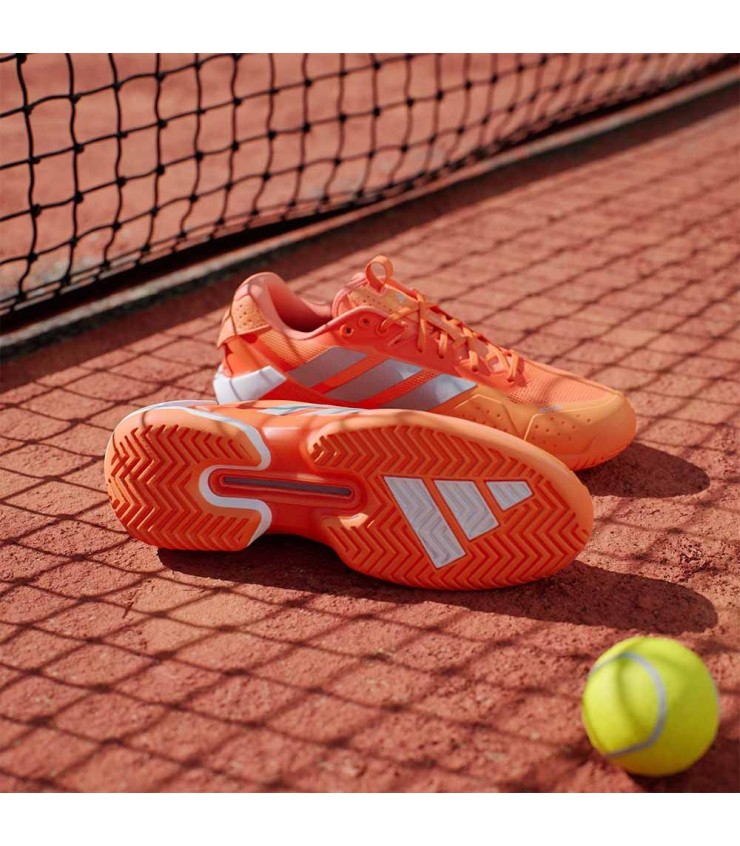 Adidas Adiquero Ubersonic 5 orange shoes 3