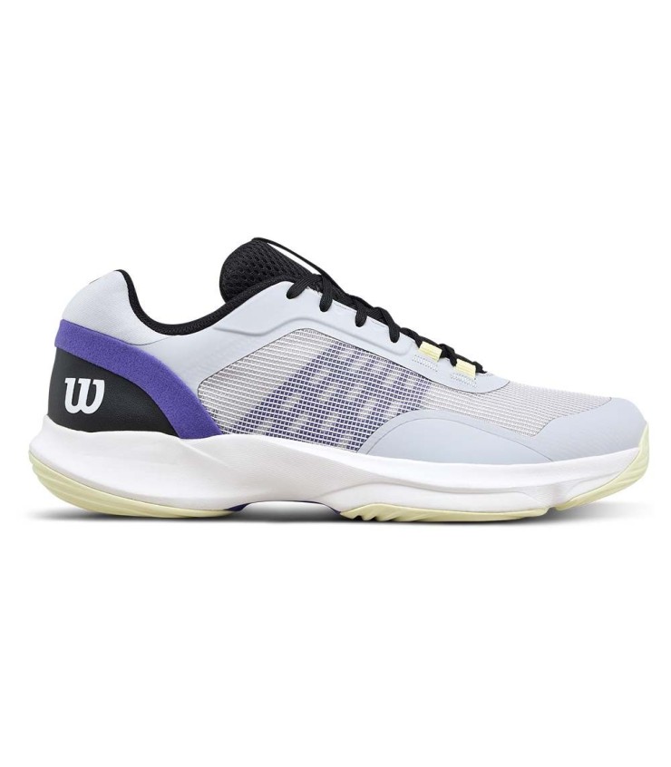 Wilson Hurakn Pro v2 grau / lila Paddel Sneakers 1