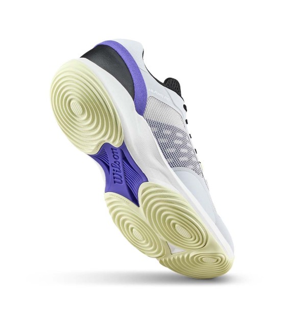 Wilson Hurakn Pro V2 Gray / Purple Paddle Shoes 5