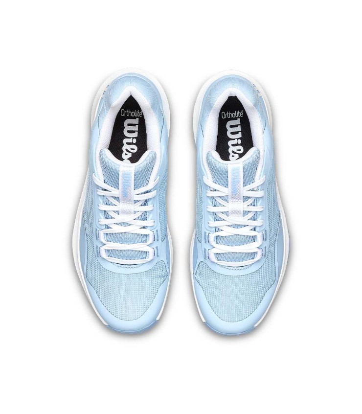 Wilson Hurakn Pro V2 Badge Sneakers Woman Light Blue 4