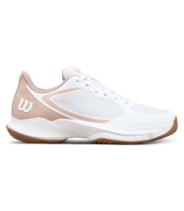 Wilson Hurakn Lite Zapatillas de Pádel Mujer Blanco / Rosa Empolvado 1