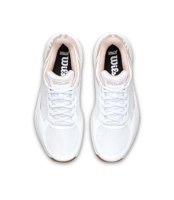Wilson Hurakn Lite Paddle Slippers White / Pink Oiled 4