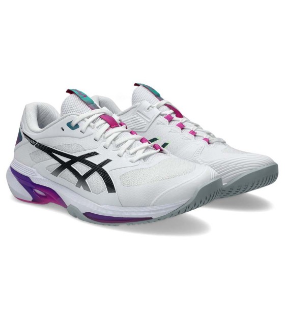 Sapatilhas Asics Gel Solution Speed FF 4 Branco / Violeta 5