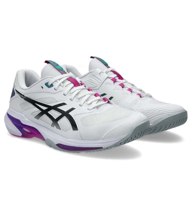 Zapatillas Asics Gel Solution Speed FF 4 Blanco / Violeta 5