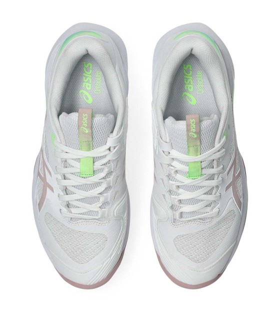 Sneakers Asics Gel Solution Vitesse FF 4 Femme blanche / Rose Huilé 4