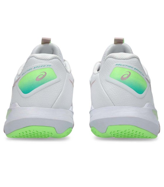 Sapatilhas Asics Gel Solution Speed FF 4 Mulher Branca / Rosa oleada 5