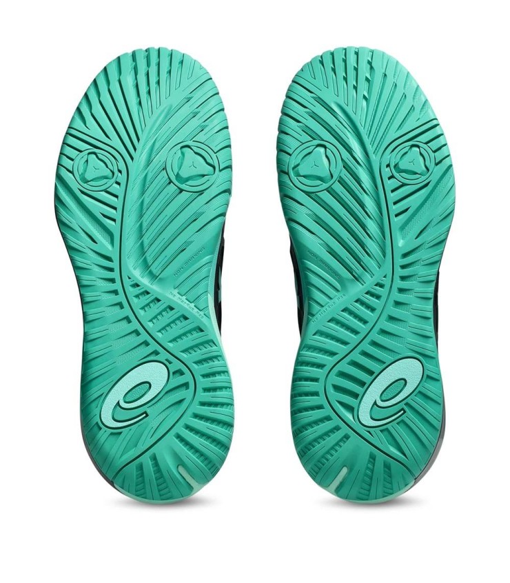 Sneakers Asics Résolution de gel X Noir / Vert 3