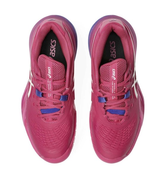 Sneakers Asics Résolution Gel X Rose Femme Fuchsia 4