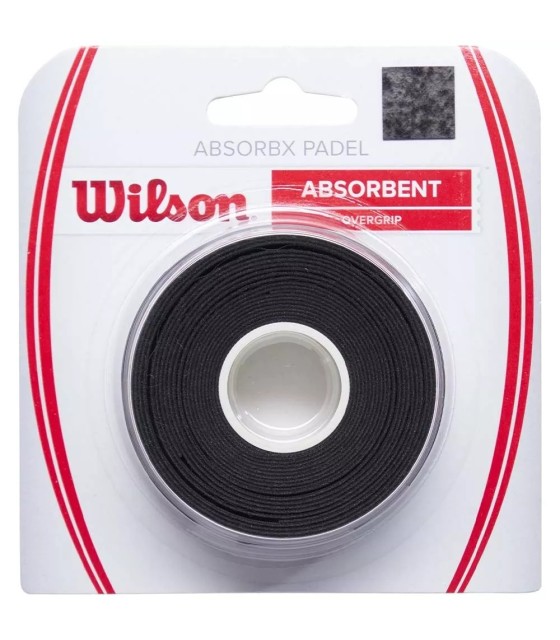 Wilson Absorbx Padel Overgrip Black X 3 Einheiten 1