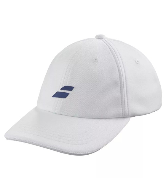Gorra blanca Babolat Junior Pure Logo 1