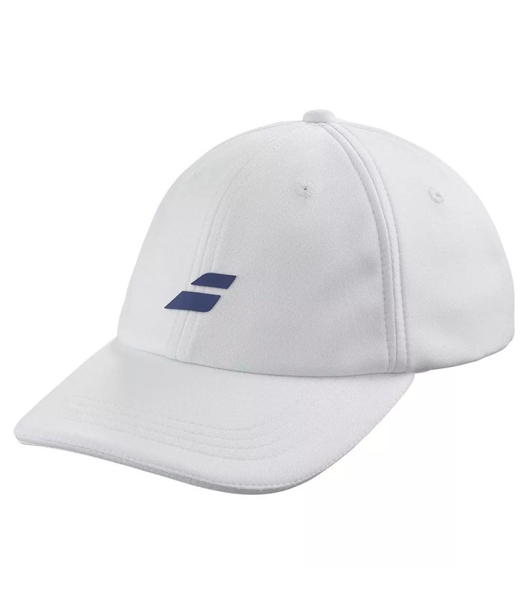 Chapeau blanc babolat junior pure logo 1