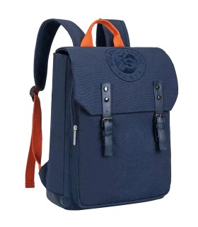 Roland Garros Mochila com cintas azuis escuras 1