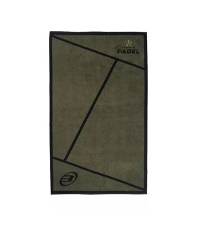 Toalheiro Bullpadel Premier Padel Kaki / Black 100x50 1