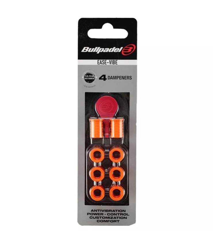AntiVibradores Bullpadel Facile Vibe X4 Orange 1