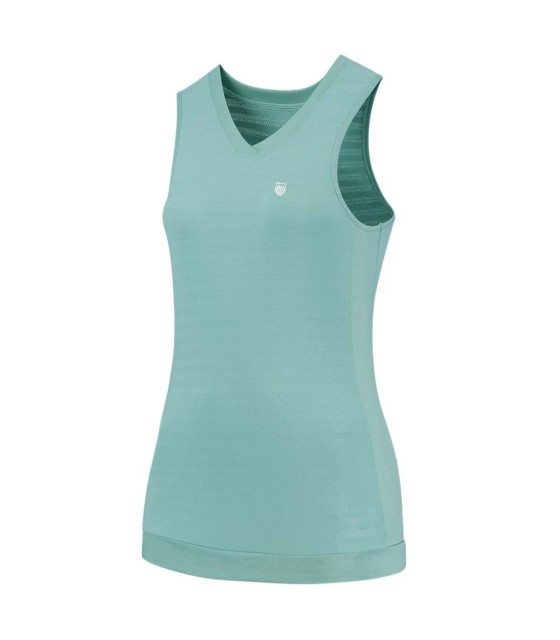 K-Swiss Hypercourt Singlet 2 Sleeveless T-Shirt Turquoise 1