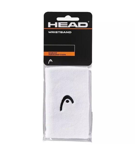 Muñequeras Anchas Head x2 Blancas 1