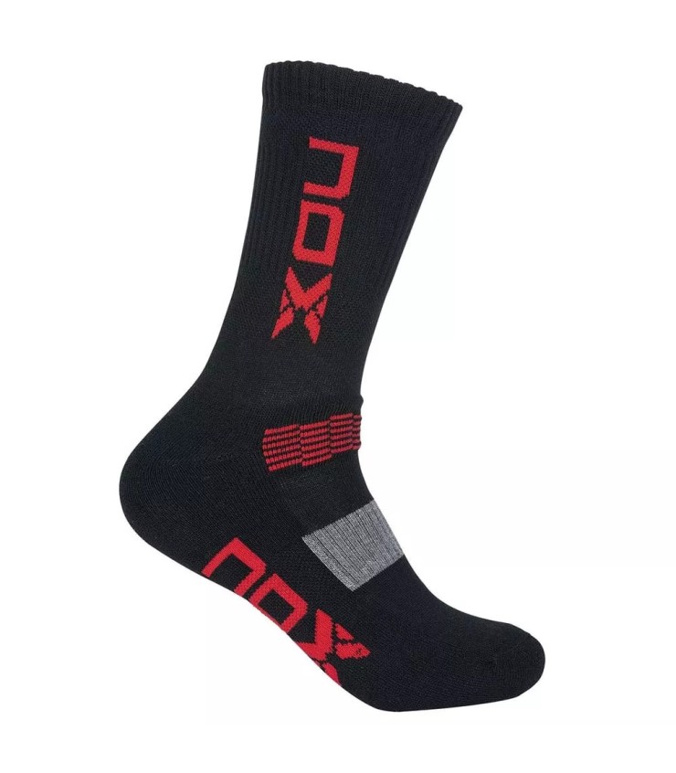 NOx Crew Socks Black / Red 1