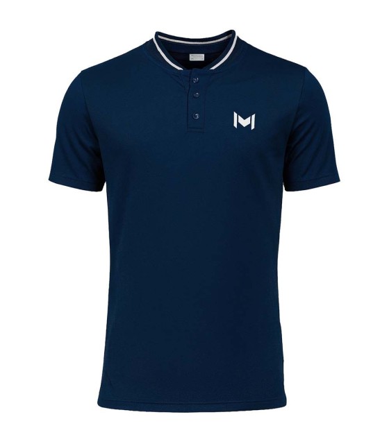 Polo blu navy con Moouratoglou 1 collo 1