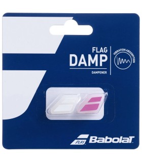 Antivibradores Babolat Flag Blanco/Rosa x 2 1