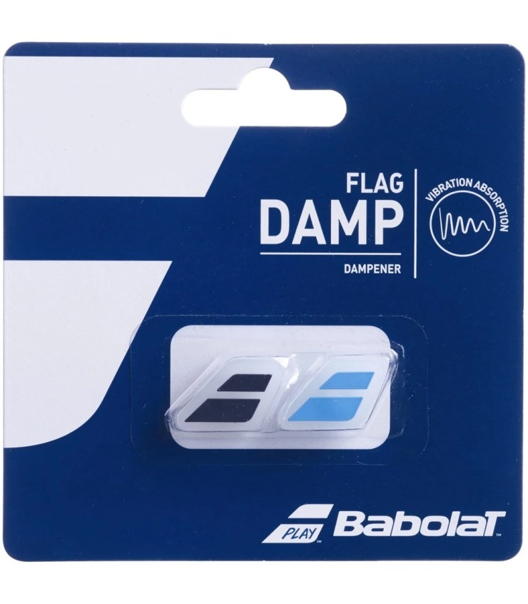 Babolat Flag Damp Azul / Negro x 2 Antivibradores 1