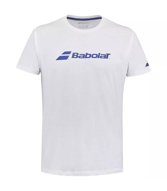 Camiseta Blanca Babolat Ejercicio Niño 1