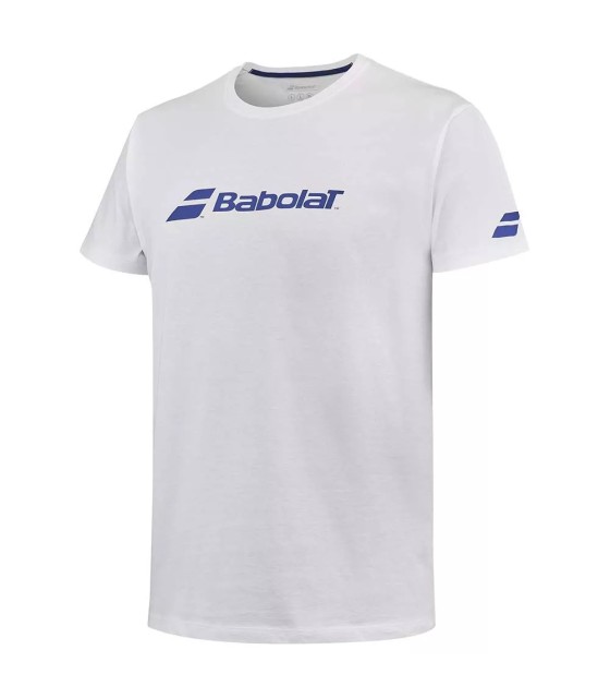 T-shirt Babolat Exercício Garçon Blanc | Ipontennis